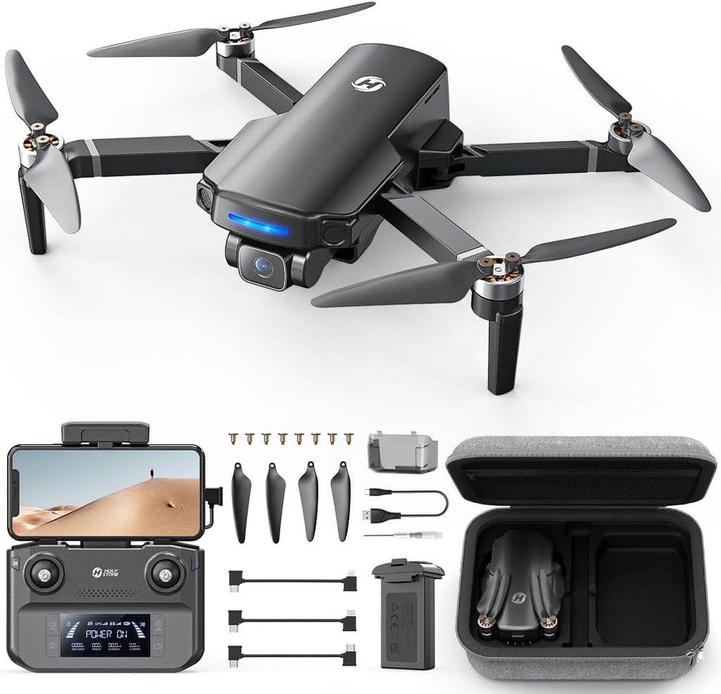 Holy Stone HS360S GPS Drone with 4K UHD Camera for Adults Beginner，with 1 battery