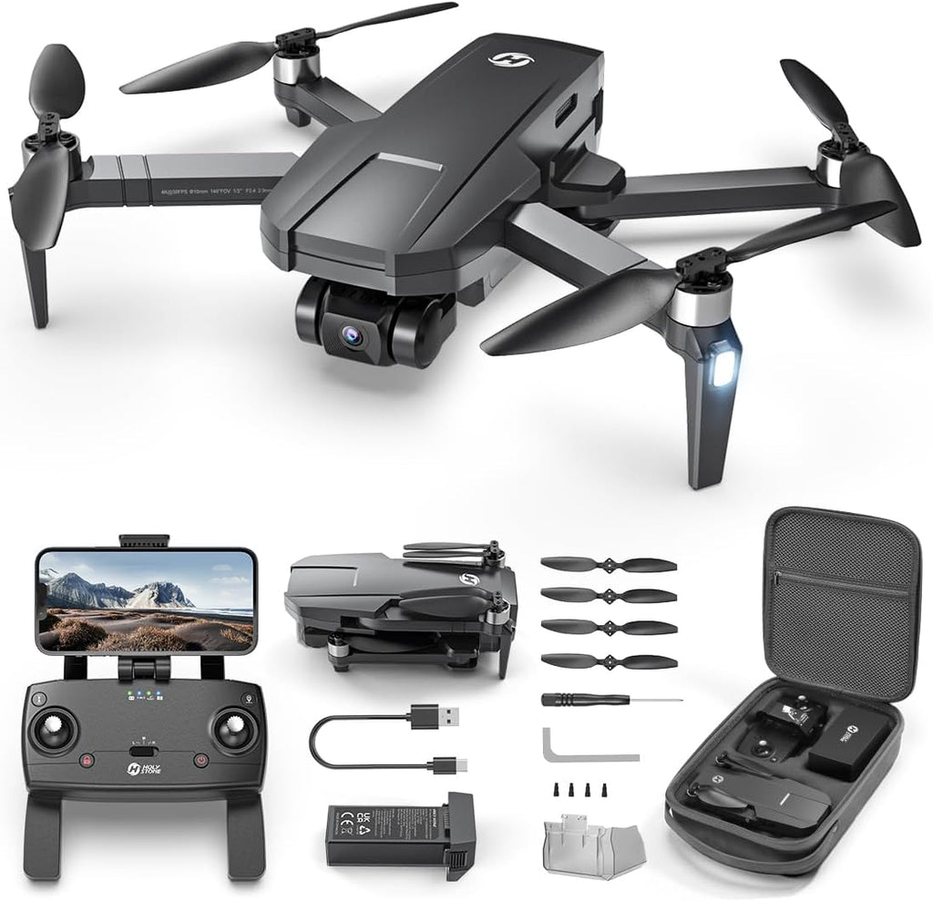 Holy Stone HS720R 3 Axis Gimbal GPS Drones with 4K EIS Camera for Adults