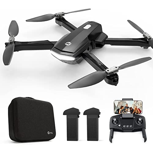 Holy Stone Drohne für Kinder und Erwachsene mit verstellbarer 1080P-HD-Kamera, faltbarer RC-Quadcopter für Anfänger mit 30-minütigem Flug, Schwerkraftsensor, Sprachsteuerung, Flugbahn, Aufbewahrungskoffer, HS260