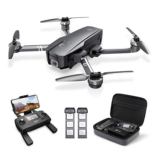 Dron GPS plegable Holy Stone HS720 con cámara 4K UHD para adultos, cuadricóptero con motor sin escobillas, retorno automático a casa, sígueme, 52 minutos de tiempo de vuelo, largo alcance de control, incluye bolsa de transporte